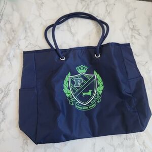 NWT Victoria's Secret Reversible Canvas Tote Bag